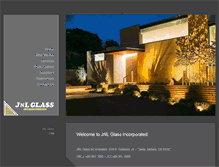 Tablet Screenshot of jnlglass.com